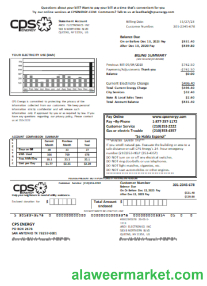 CPS Energy  utility business bill, SCR